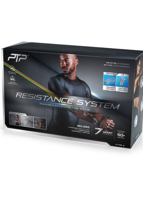 resistance training set multicolour