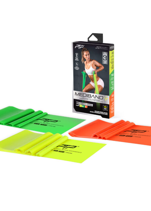 flat resistance band set multicolour