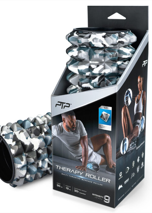 multicolour targeted massage roller camo verde