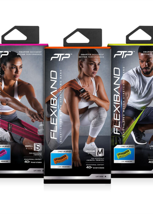 elasticated woven stretching loop orange