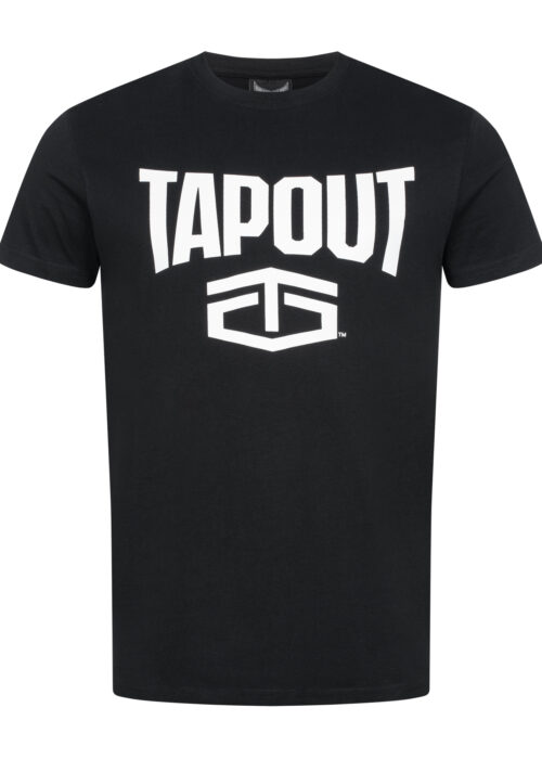 camiseta de hombre regular fit negro/blanco