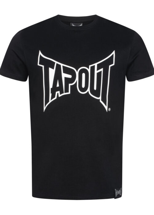 camiseta de hombre regular fit negro/blanco