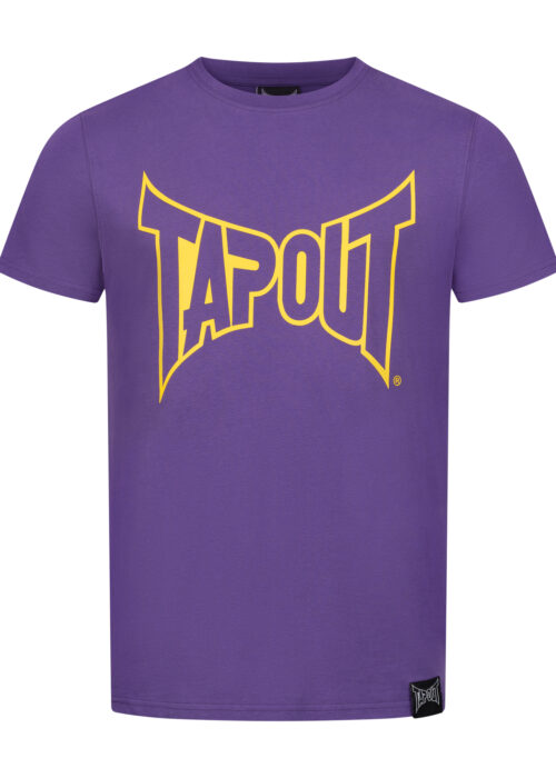 camiseta de hombre regular fit lilac/yellow