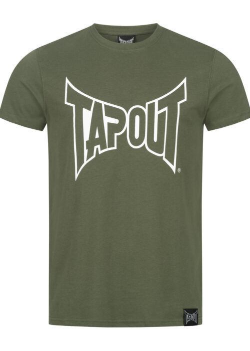 camiseta de hombre regular fit olive/ecru