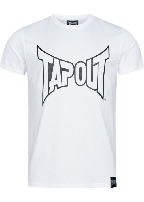 camiseta de hombre regular fit blanco/negro