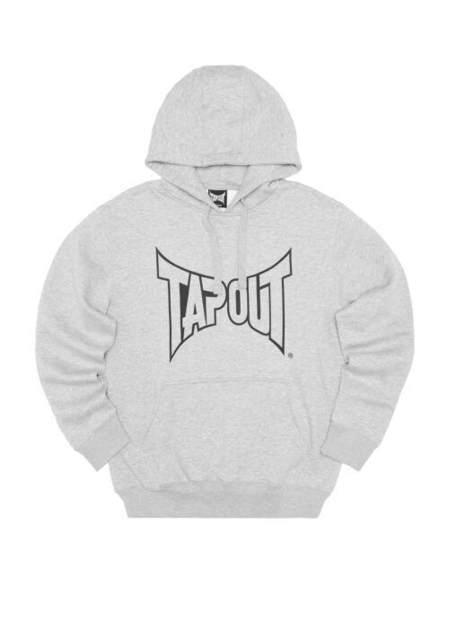 sudadera de hombre con capucha regular fit marl gris/negro