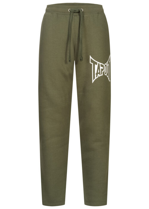 pantalón de hombre de chándal regular fit olive/ecru