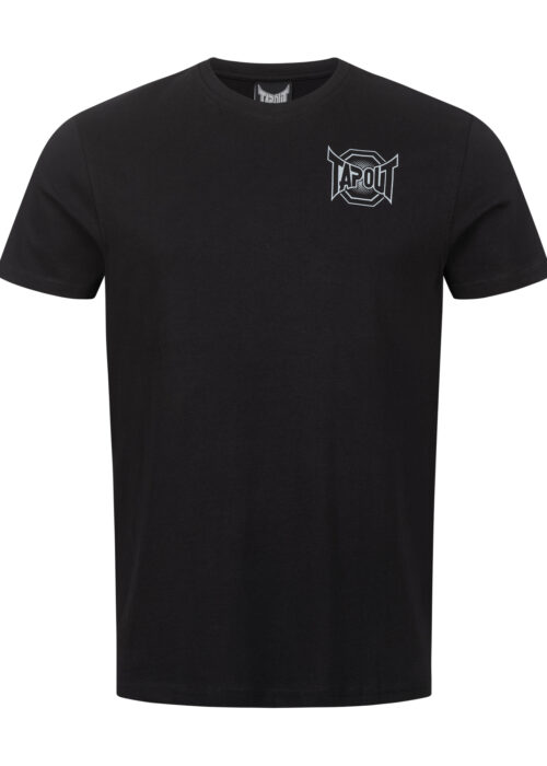 camiseta de hombre regular fit negro/gris