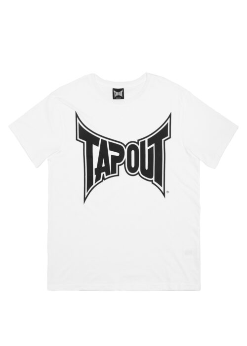 camiseta de hombre regular fit blanco/negro