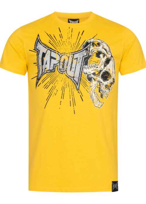 camiseta de hombre regular fit yellow/negro