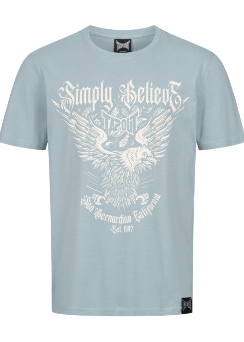 camiseta de hombre lockere corte pigeon azul