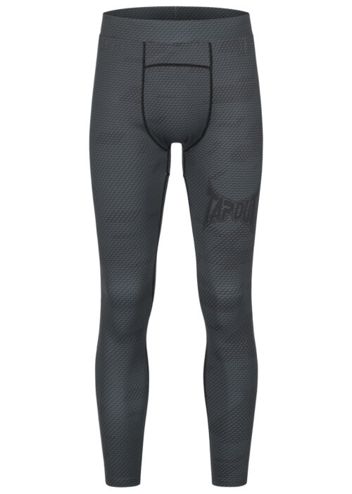 hombre funktionsleggings slim fit steel azul/negro