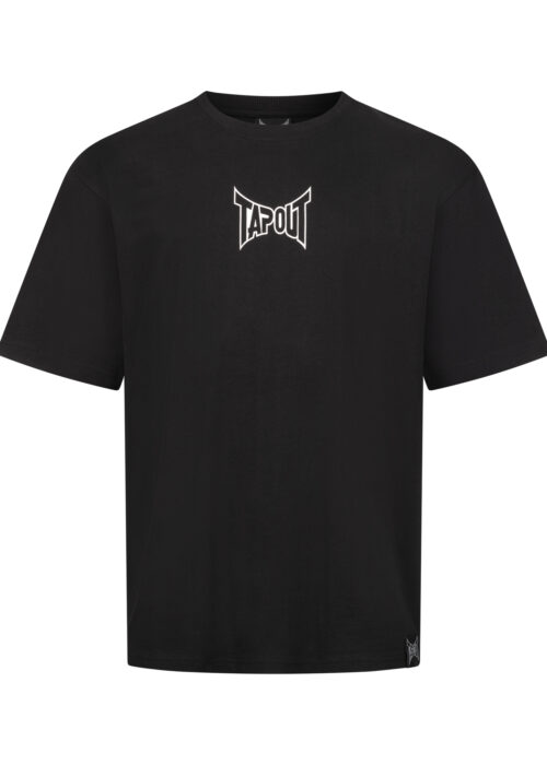 camiseta de hombre oversize negro/multicolour