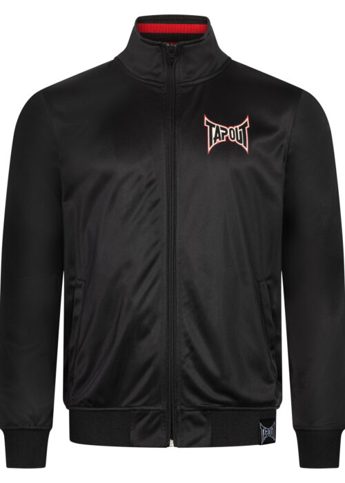 chaqueta de hombre de entrenamiento regular fit negro/rojo/ecru