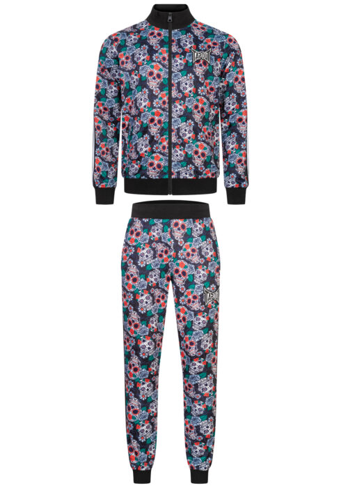 hombre chándal slim fit negro/multicolour