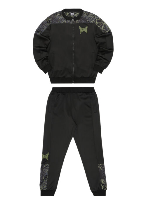 hombre chándal regular fit negro/verde/gris