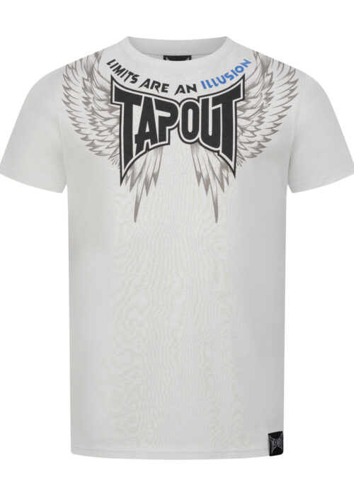 camiseta de hombre regular fit light gris/negro/azul