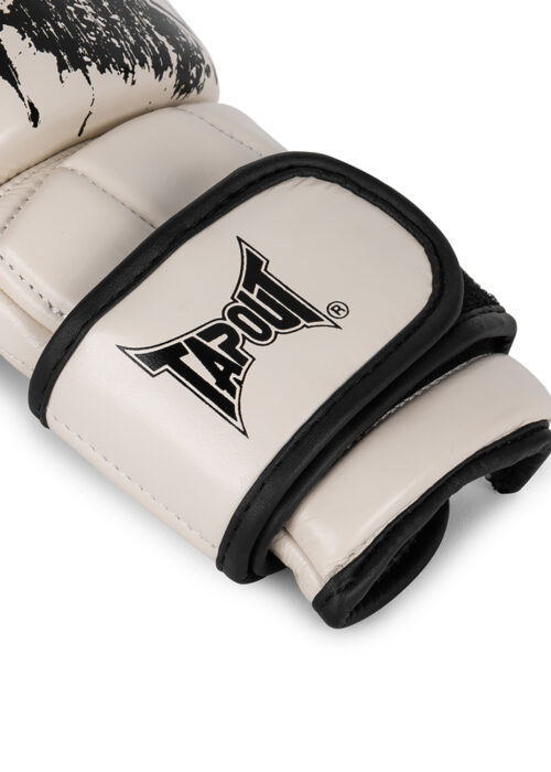 mma sparring handschuhe de cuero (1 par) ecru/negro