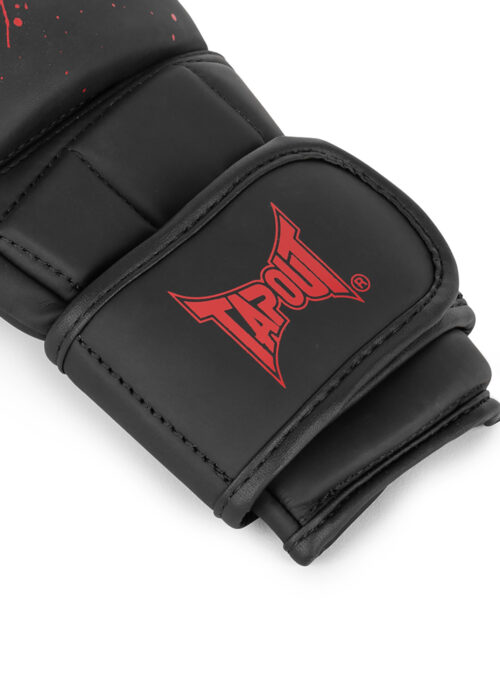 mma sparring handschuhe de polipiel (1 par) negro/rojo