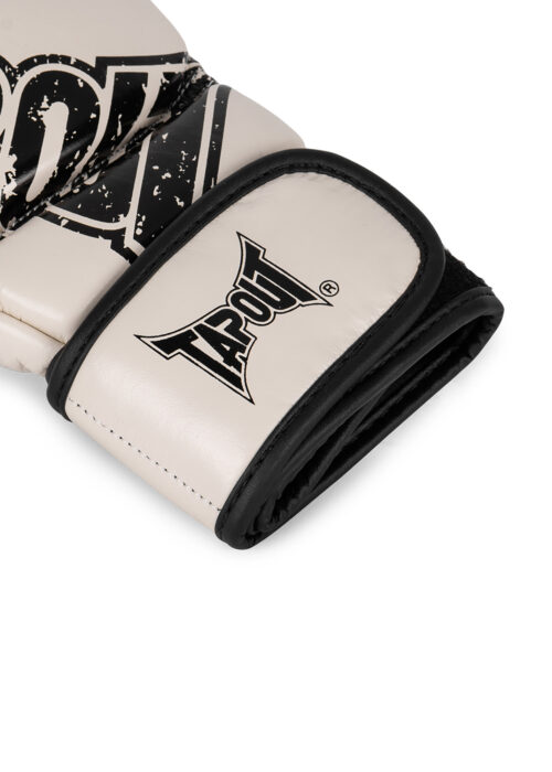 mma trainingshandschuhe de cuero (1 par) ecru/negro