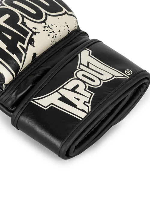 mma pro fight handschuhe de cuero (1 par) negro/ecru