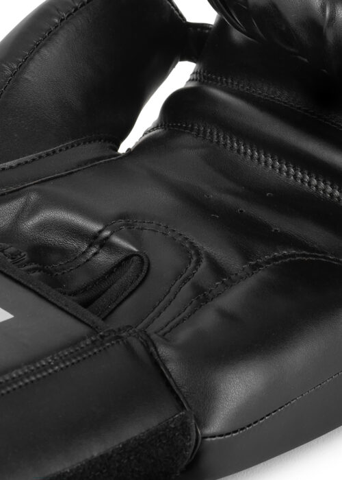 guantes profesionales de boxeo de polipiel (1par) negro/off blanco