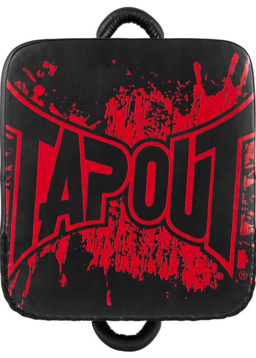 kickpad de polipiel negro/rojo