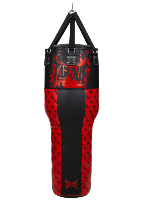body und uppercut boxsack de polipiel negro/rojo
