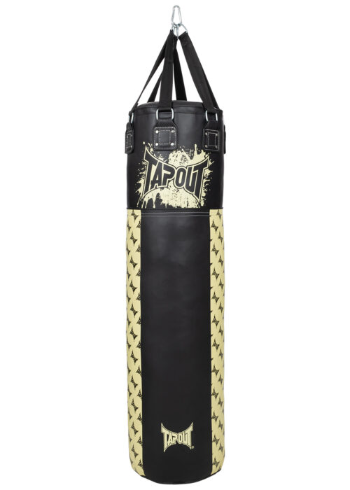 boxsack de polipiel negro/ecru