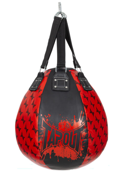 boxsack de polipiel negro/rojo