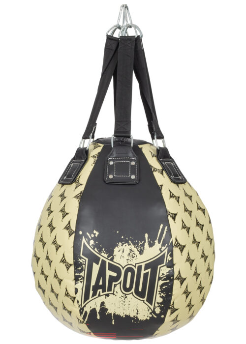 boxsack de polipiel negro/ecru