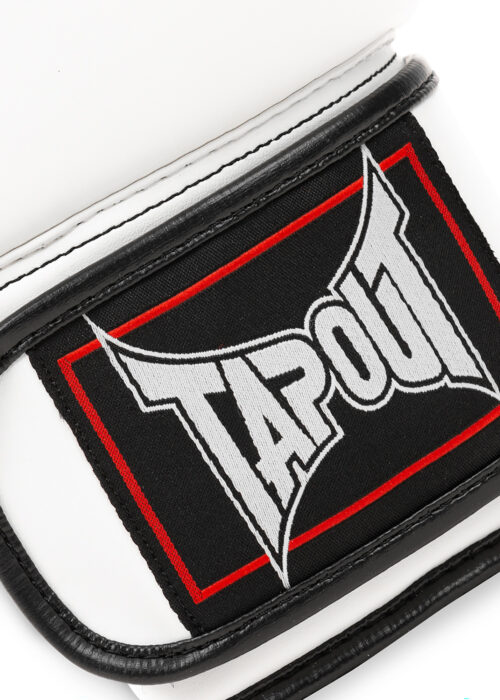 guantes profesionales de boxeo de polipiel (1par) blanco/negro