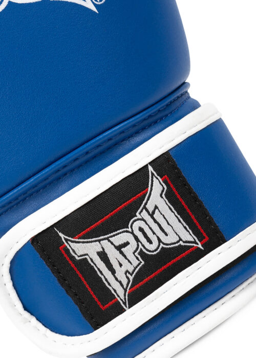 junior guantes profesionales de boxeo de polipiel (1par) royal azul/blanco