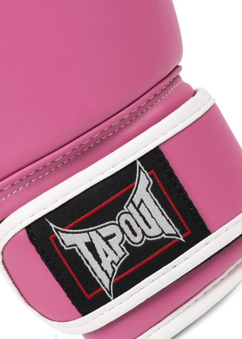 junior guantes profesionales de boxeo de polipiel (1par) pink/blanco