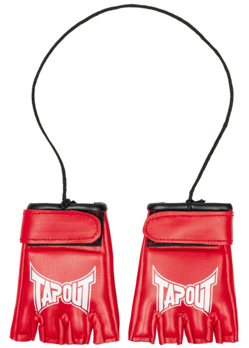 miniatur mma handschuhe rojo/blanco