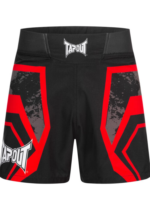 pantalón de hombre corto técnico slim fit negro/rojo/blanco