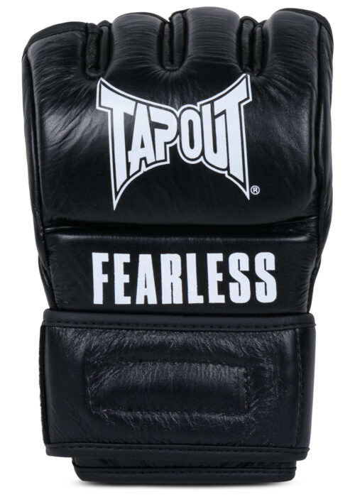 mma handschuhe de cuero negro/blanco