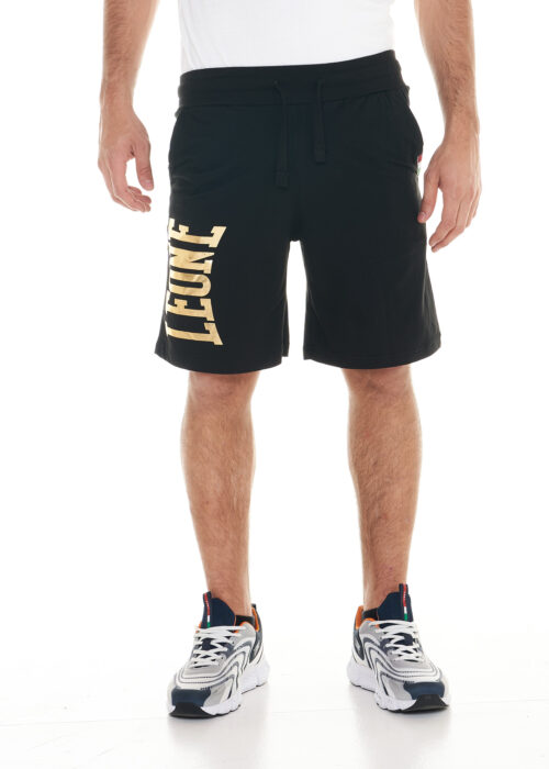 hombre pantalones cortos negro/gold