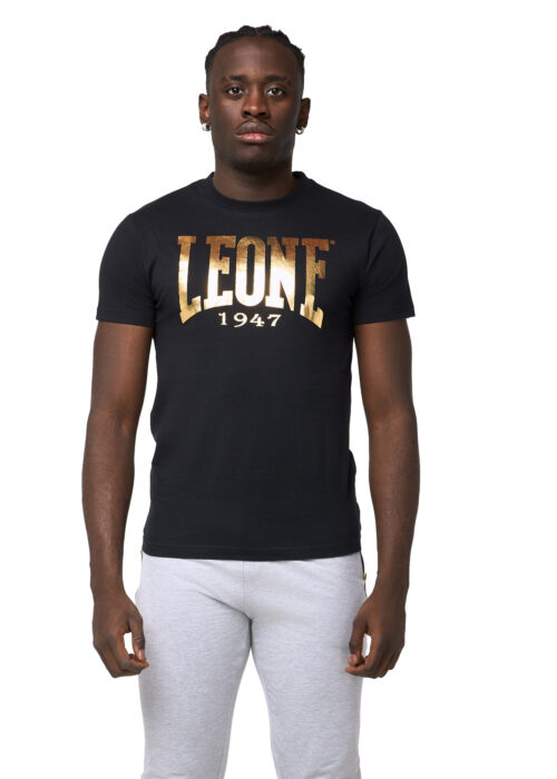 Inicio camiseta de hombre negro/gold
