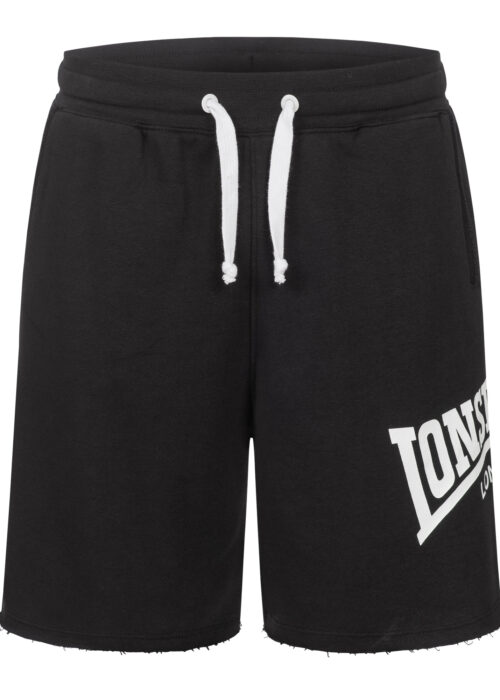 polbathic hombre pantalones cortos regular fit negro/blanco