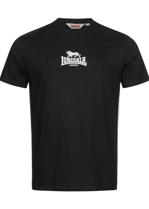 shegra camiseta de hombre regular fit negro/blanco