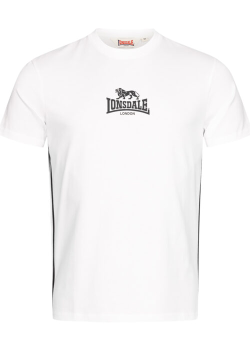 shegra camiseta de hombre regular fit blanco/negro