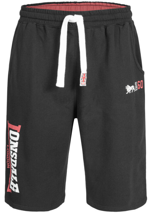 sidemouth hombre pantalones cortos regular fit negro