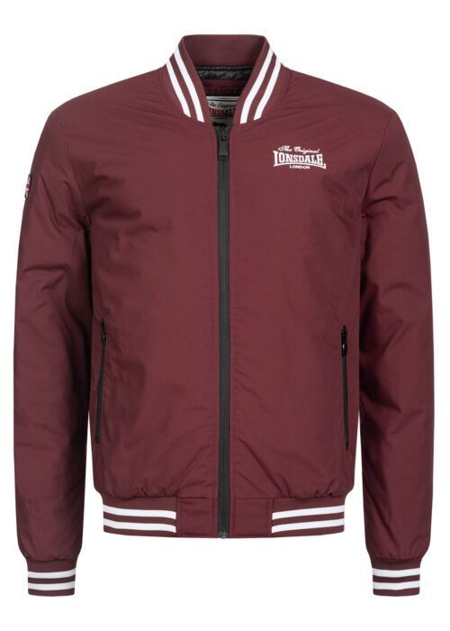 trusthorpe chaqueta de hombre regular fit vintage oxblood