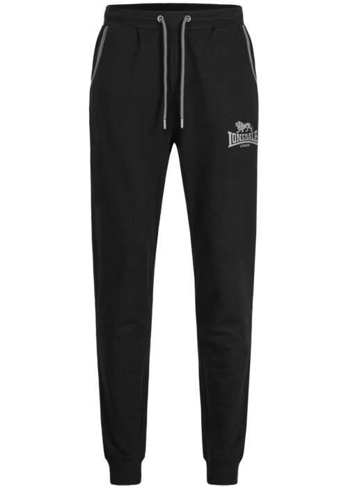 wansford pantalón de hombre de chándal slim fit negro/gris