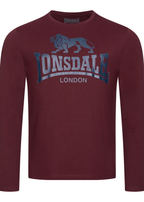 ayrshire hombre langarmshirt regular fit pack doble dark azul marino/oxblood