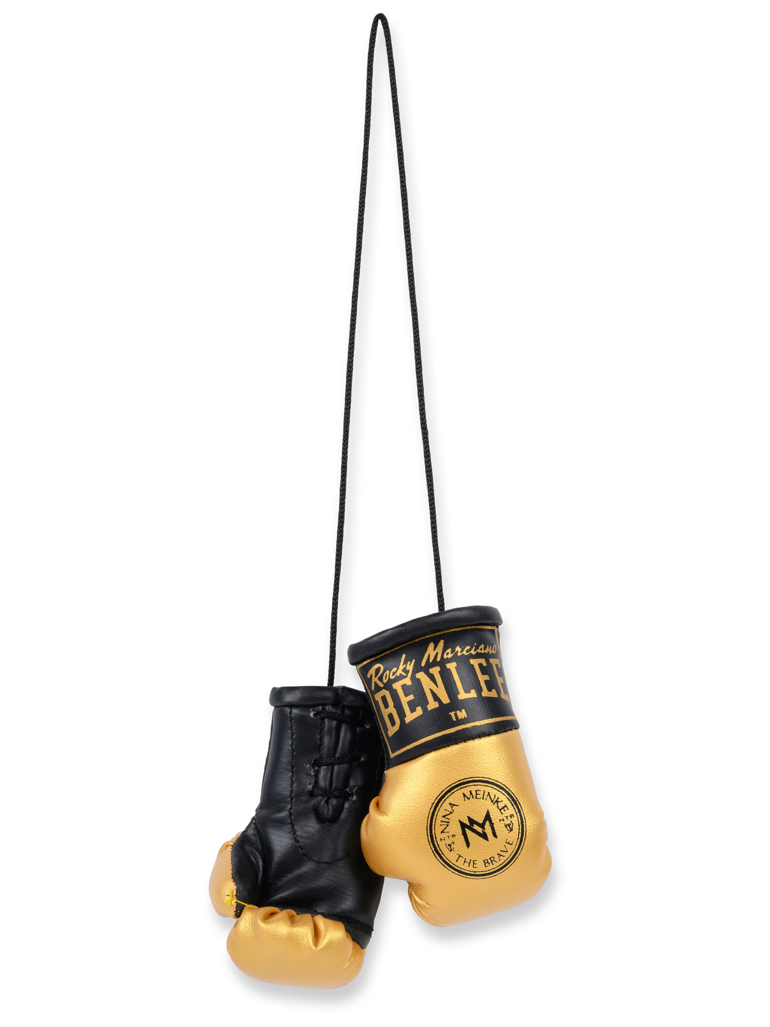 mini gloves meinke dorado/negro