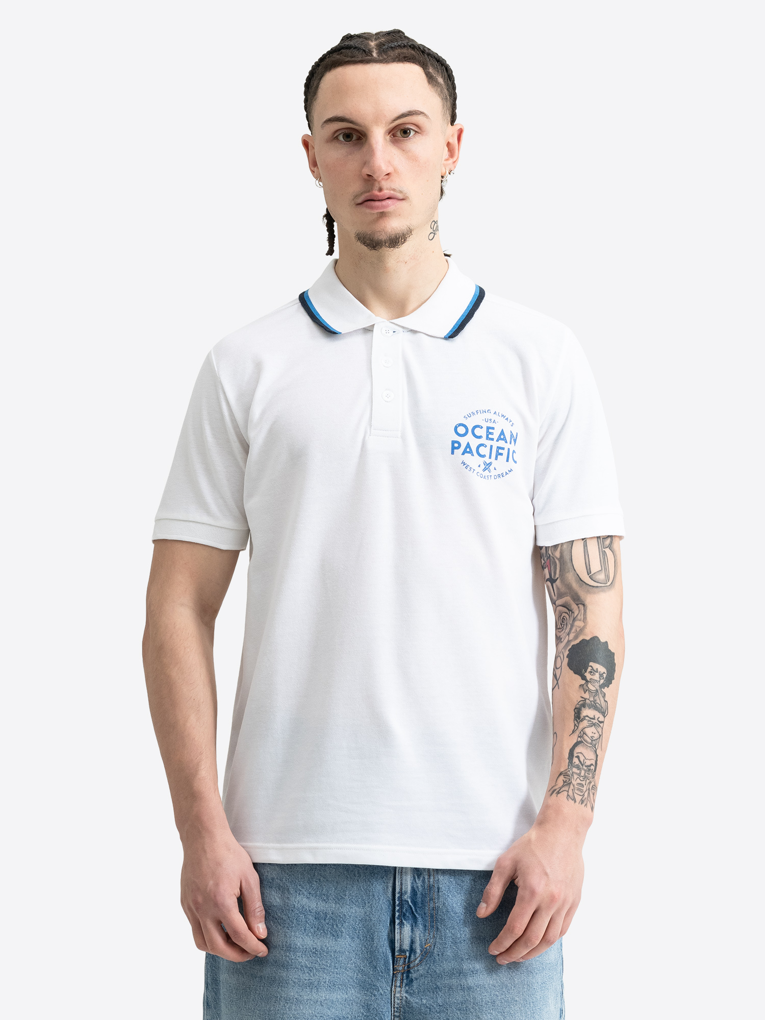 manly blanco/azul