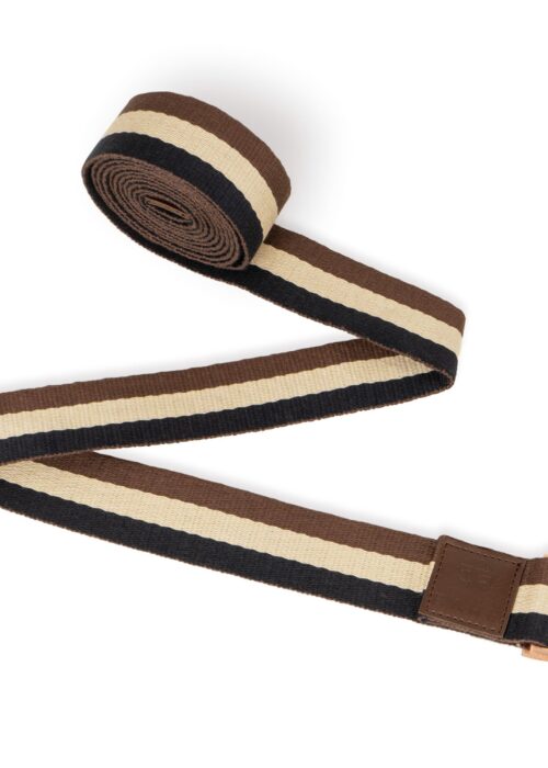 Inicio YOGA STRAP LONG - Steel Blue/Sand Tartan
